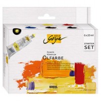 Набор масляных красок "Solo Goya" в картон.коробке/6 цв.по 20 мл