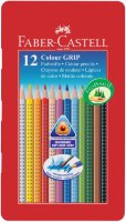 Цветные карандаши GRIP 2001, набор цветов, в металлической коробке, 12 шт.