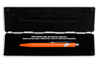 Ручка шариковая автоматическая Pop Line, металлический футляр Оранжевый