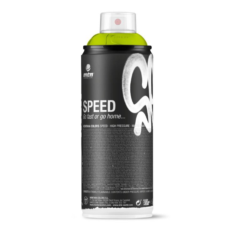 Краска для граффити Montana MTN Speed RV-236 мохито зеленый 400 мл