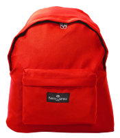 Рюкзак простой, 2 отделения, красный