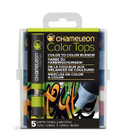 Набор цветовых блендеров Chameleon Earth Tones / оттенки земли 5 шт. CT4503