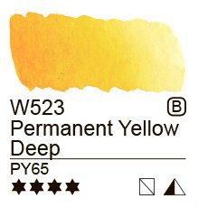 Акварель в тубах "Mission Gold", 15 мл 523 устойчивый желтый темный