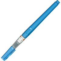 Маркер-кисть с картриджем ZIG "Metallic Fude Pen" синий DOE160/125