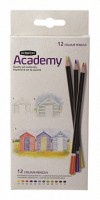 Набор цветных карандашей Academy 12 цветов