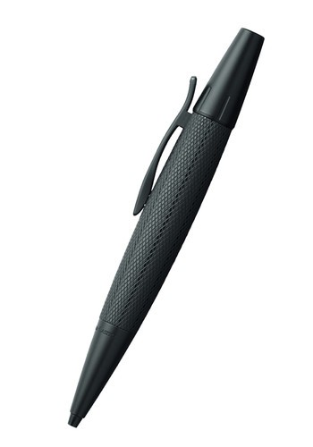 Механический карандаш E-MOTION PURE BLACK, 1,4мм, анодированный алюминий