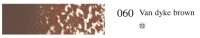 Пастель мягкая профессиональная квадратная цвет № 060 коричневый Ван Дейк