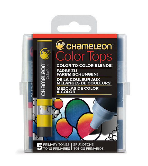 Набор цветовых блендеров Chameleon Primary Tones / основные цвета 5 шт. CT4502