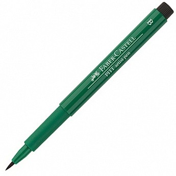 Капиллярная ручка-кисточка PITT® ARTIST PEN BRUSH, темно-зеленый
