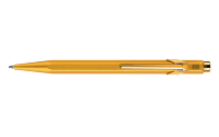 Ручка шариковая автоматическая GoldBar, металлический футляр Золотой
