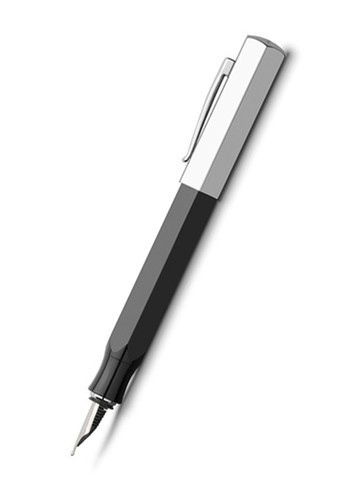 Перьевая ручка ONDORO EDELHARZ, B, черная смола