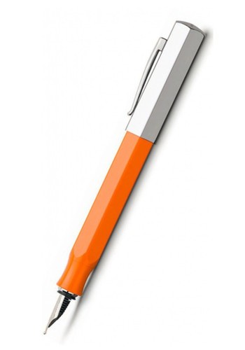 Перьевая ручка ONDORO EDELHARZ, F, оранжевая смола