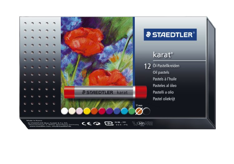 Набор масляной пастели "Karat" 12 цветов