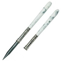 Удлинитель для карандаша Cretacolor мраморный серебристо-белый цвет