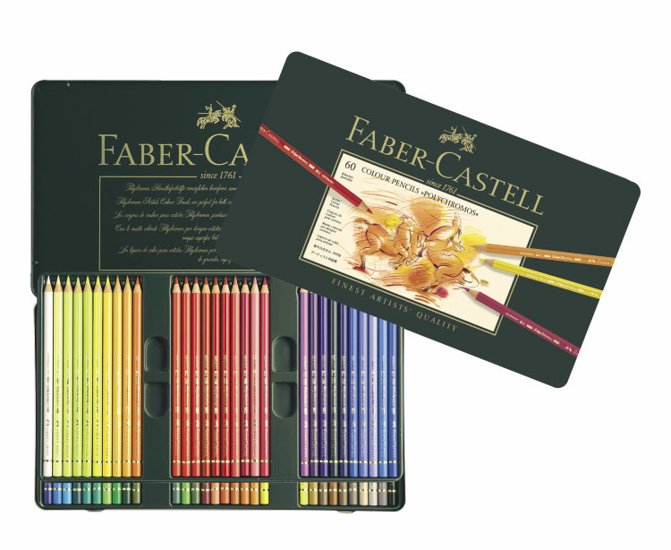 Набор цветных карандашей Polychromos 60 цветов