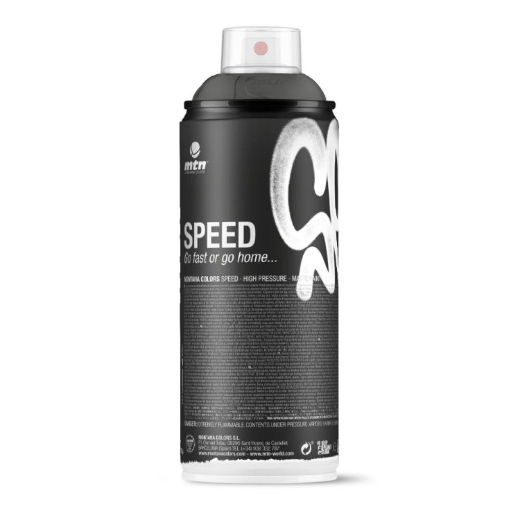 Краска для граффити Montana MTN Speed RV-297 горгулья серый 400 мл