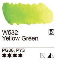 Акварель в кюветах "Mission Gold", 532 желто-зеленый