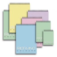 Альбом для графики на спирали Fabriano "Writing Colors" 10,5х14,8 см 100 л 80 г Розовый 41051482