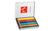 Набор цветных карандашей Fancolor Акварель, 18 цветов, металлический футляр