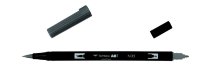 Tombow ABT Dual Brush Pen-N35 холодный серый 12