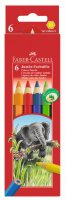 Цветные карандаши JUMBO, набор цветов, в картонной коробке, 6 шт.