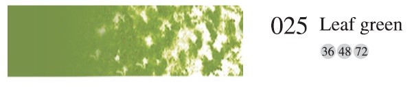 Пастель мягкая профессиональная квадратная цвет № 025 зеленый лист