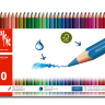 Набор цветных карандашей Fancolor Акварель, 40 цветов, металлический футляр