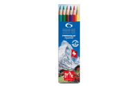 Набор цветных карандашей Prismalo Акварель, 6 цветов, 2.95 мм, пластиковый футляр
