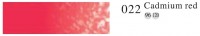 Пастель профессиональная сухая полутвёрдая квадратная цвет № 022 красный кадмий