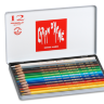 Набор цветных карандашей Prismalo Акварель, 12 цветов, 2.95 мм, металлический футляр
