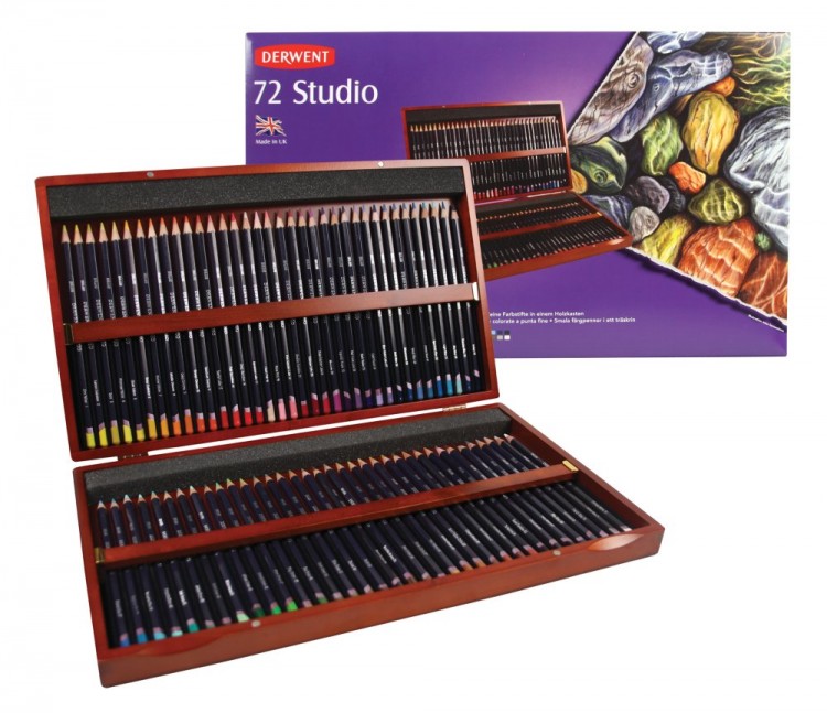 Набор цветных карандашей Studio 72 цвета в деревянной упаковке