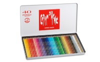Набор цветных карандашей Prismalo Акварель, 40 цветов, 2.95 мм, металлический футляр