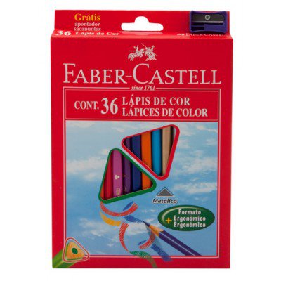 Цветные карандаши ECO с точилкой, набор цветов, в картонной коробке, 36 шт.
