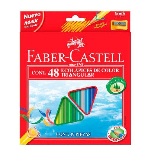 Цветные карандаши ECO с точилкой, набор цветов, в картонной коробке, 48 шт.