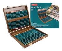 Набор цветных карандашей Artists 48 цветов в деревянной упаковке