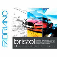 Альбом-склейка для графики Fabriano "Bristol" 21х29,7 см 20 л 250 г 19002129