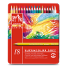 Набор цветных карандашей Supracolor Soft Aquarelle, 3.8 мм, 18 цветов в металлической коробке