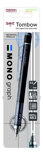 MONO Graph blister карандаш мех. 0,5 мм черный корпус (блистер)