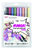 Tombow ABT 10-col.-set MANGA 2 "Shojo" набор маркеров (цвета MANGA 2) 10 шт.