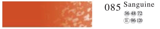 Пастель профессиональная сухая полутвёрдая квадратная цвет № 085 сангина