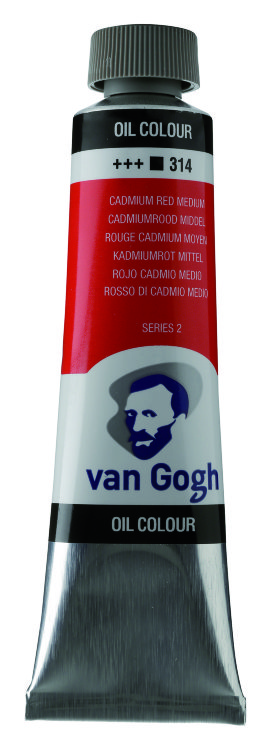 Краска масляная Van Gogh туба 40 мл №314 Кадмий красный светлый