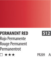 SH PWC (A) Краска акварельная 512 красный перманентный туба 15 мл
