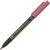 Ручка на водной основе, перо кисть ZIG Kuretake Fudebiyori Metallic Красный металлический оттенок CBK-55MT/126