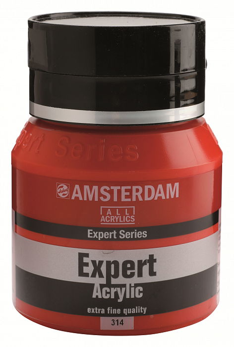 Краска акриловая Amsterdam Expert 400мл №314 Кадмий красный средний