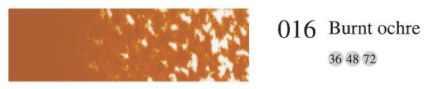 Пастель мягкая профессиональная квадратная цвет № 016 жженая охра