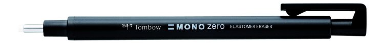 MONO Zero Eraser ластик-ручка круглый наконечник, диаметр 2,3 мм черный