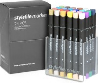 Набор маркеров STYLEFILE 24шт основные цвета B