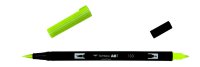 Tombow ABT Dual Brush Pen-133 зеленовато-желтый