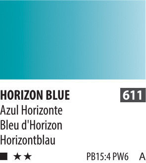SH PWC (A) Краска акварельная 611 синий горизонт туба 15 мл