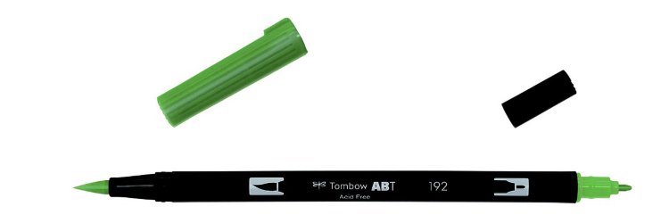 Tombow ABT Dual Brush Pen-192 спаржа